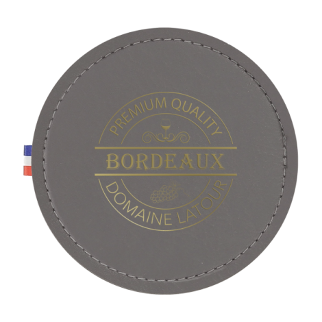 Sous-verre publicitaire personnalisable fabriqué France