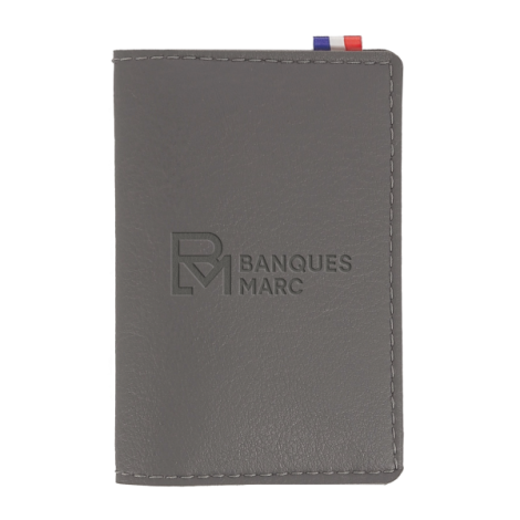 Porte-cartes publicitaire 2 volets fabriqué en France