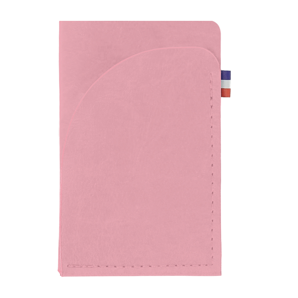 Porte-cartes publicitaire matière végétale France Rose