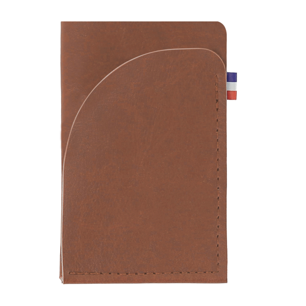 Porte-cartes publicitaire matière végétale France Cognac