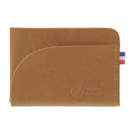 Porte-cartes publicitaire horizontal France matière végétale