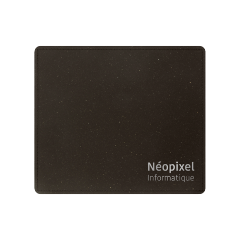 Tapis de souris marron clair avec marquage bas droite