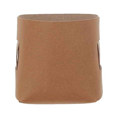 Pot à crayons marron clair sans marquage