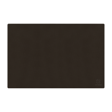 Sous-main marron clair avec marquage ton sur ton bas droite