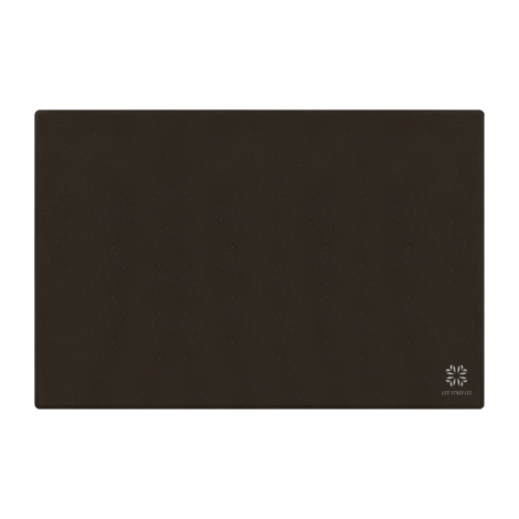 Sous-main noir moucheté avec marquage blanc bas droite