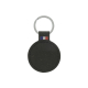 Porte-clés rond noir sans personnalisation