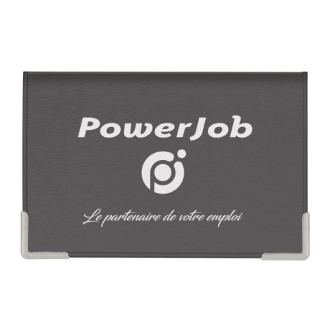 Porte-cartes publicitaire 2 cartes avec coins France