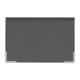 Porte-cartes gris vue face sans marquage