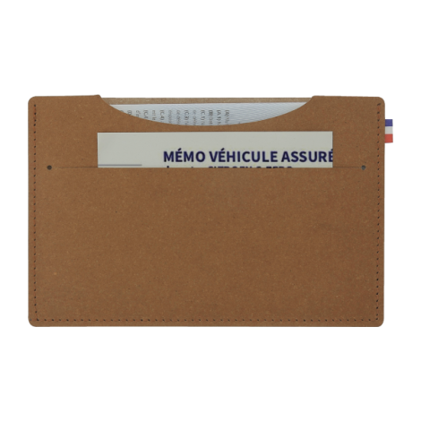 Porte carte grise publicitaire synderme France