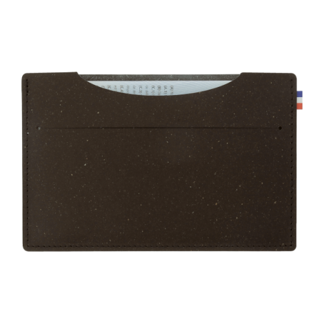 Porte carte grise gris clair avec carte insérée sans marquage