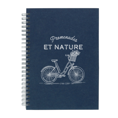 Carnet A5 spirale publicitaire papier recyclé France