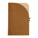 Porte-cartes marron clair vertical sans marquage face avant