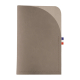Porte-cartes taupe clair vertical sans marquage