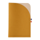 Porte-cartes jaune moutarde vertical sans personnalisation face avant