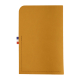 Porte-cartes jaune moutarde vue dos sans marquage