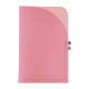 Porte-cartes rose vertical sans marquage face avant