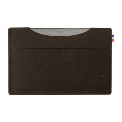 Porte carte grise gris foncé sans personnalisation face avant