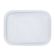 Boîte repas vue dessus couvercle sans marquage surface personnalisable