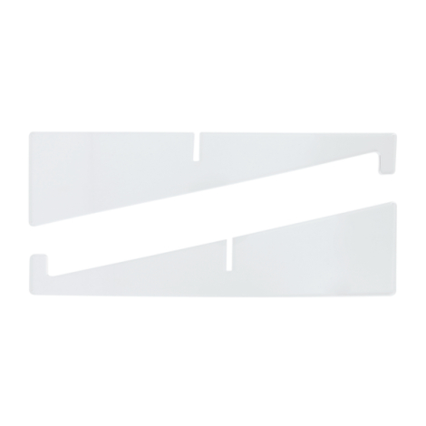 Support ordinateur démonté en deux parties vue produit