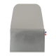 Porte-monnaie argent ouvert avec compartiment visible, sans contenu Porte-monnaie argent ouvert avec compartiment visible, sans contenu