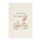 Carnet A5 marquage Promenades et nature illustration vélo