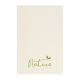 Carnet A5 recyclé marquage Nature bas couverture vue face