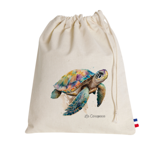 Pochon coton publicitaire 22x26 cm fabriqué en France