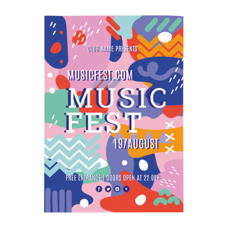 Chemise A4 2 rabats plastique personnalisée visuel graphique couverture