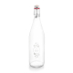Bouteille en verre transparent, forme élancée avec bouchon mécanique à étrier. Bouteille en verre transparent, forme élancée avec bouchon mécanique à étrier.