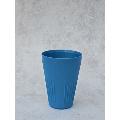 Gobelet réutilisable JoJo coloris bleu sans marquage, vue produit neutre