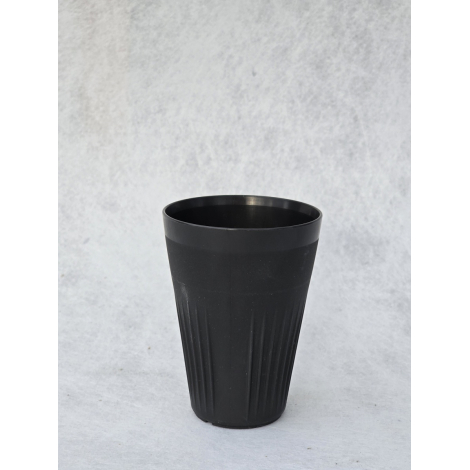 Gobelet réutilisable JoJo coloris noir sans marquage, vue produit