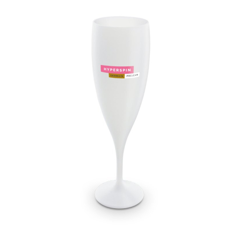 Flute à champagne personnalisable plastique