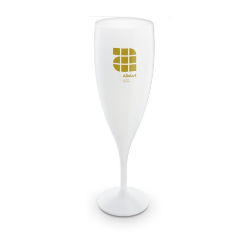Flute à champagne personnalisable plastique