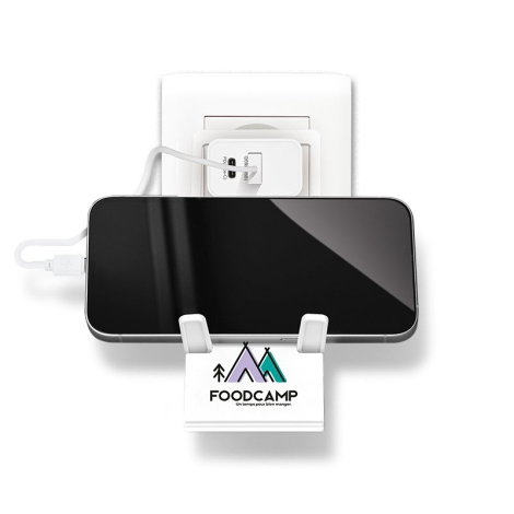 Support téléphone pliable personnalisable en plastique