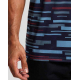 T-shirt running homme vue face motif graphique all over logo poitrine visible marquage visible sur la poitrine
