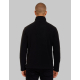 Veste polaire homme vue de dos portée col montant coupe droite manches longues aucune personnalisation apparente