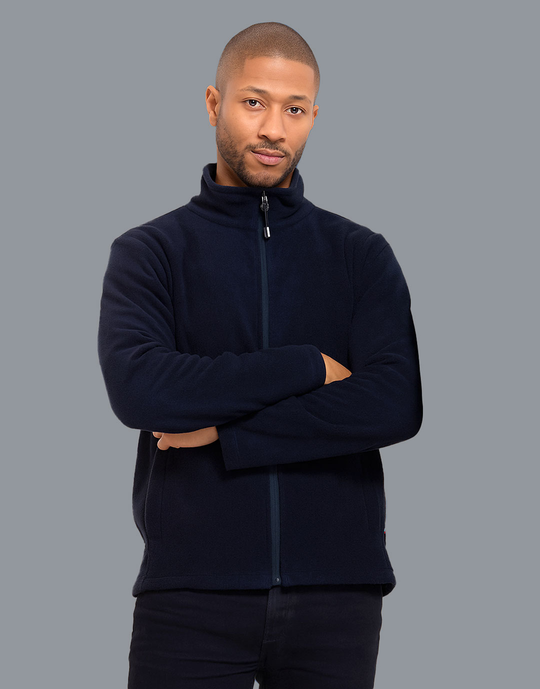 Veste polaire homme personnalisable Aravis Marine