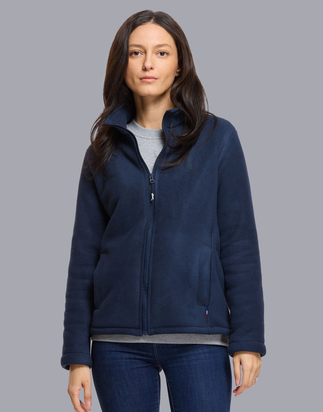 Veste polaire femme personnalisable Vanoise Marine