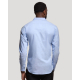 Chemise homme manches longues vue dos coupe droite dos lisse poignets boutonnés aucun marquage visible