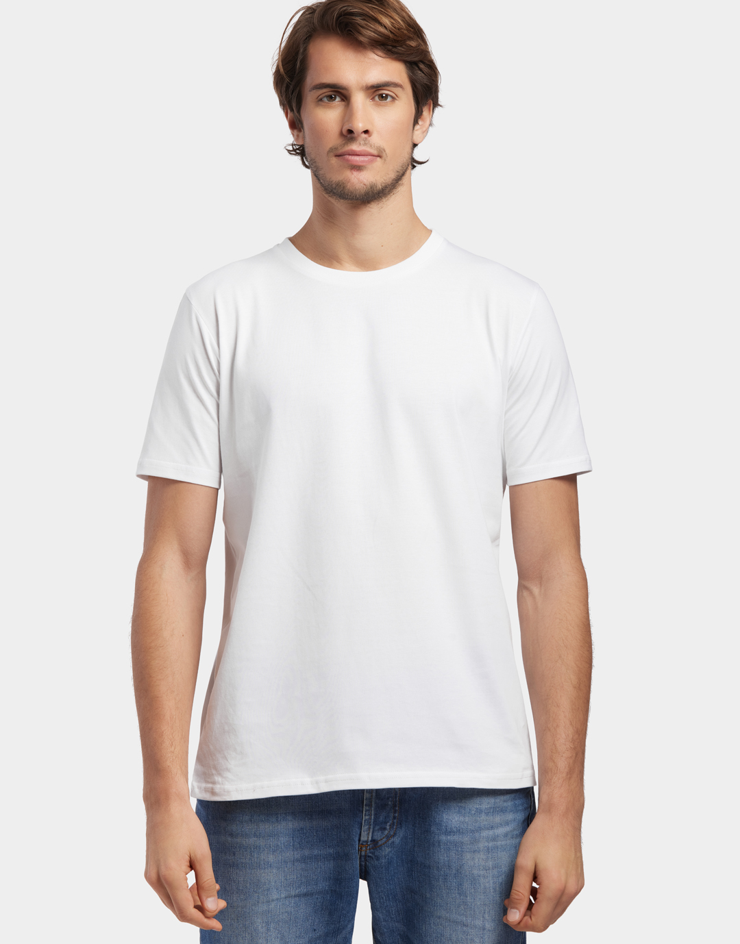 T-shirt homme coton bio personnalisable Descartes Blanc
