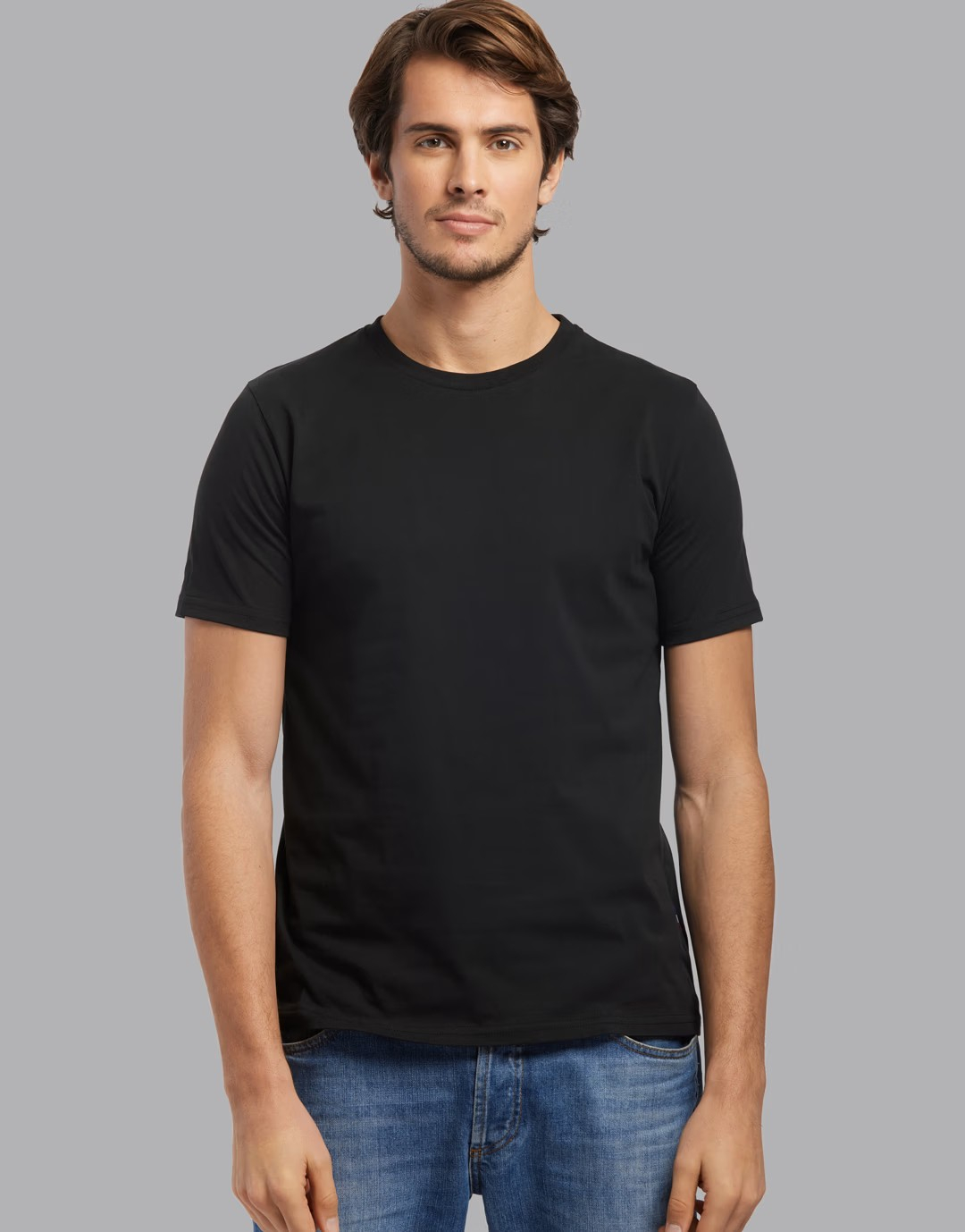 T-shirt homme coton bio personnalisable Descartes Noir