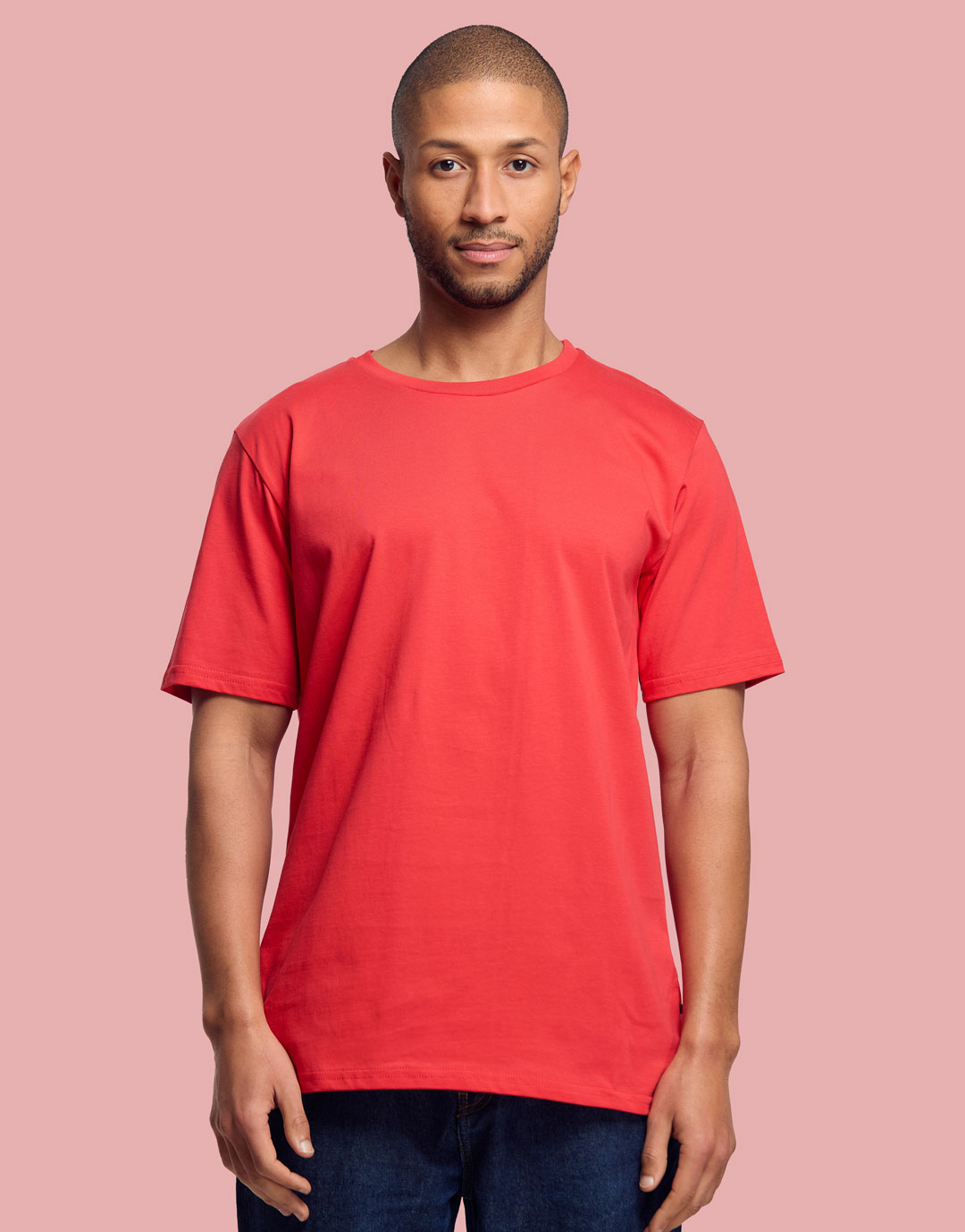 T-shirt homme coton bio personnalisable Descartes Rouge