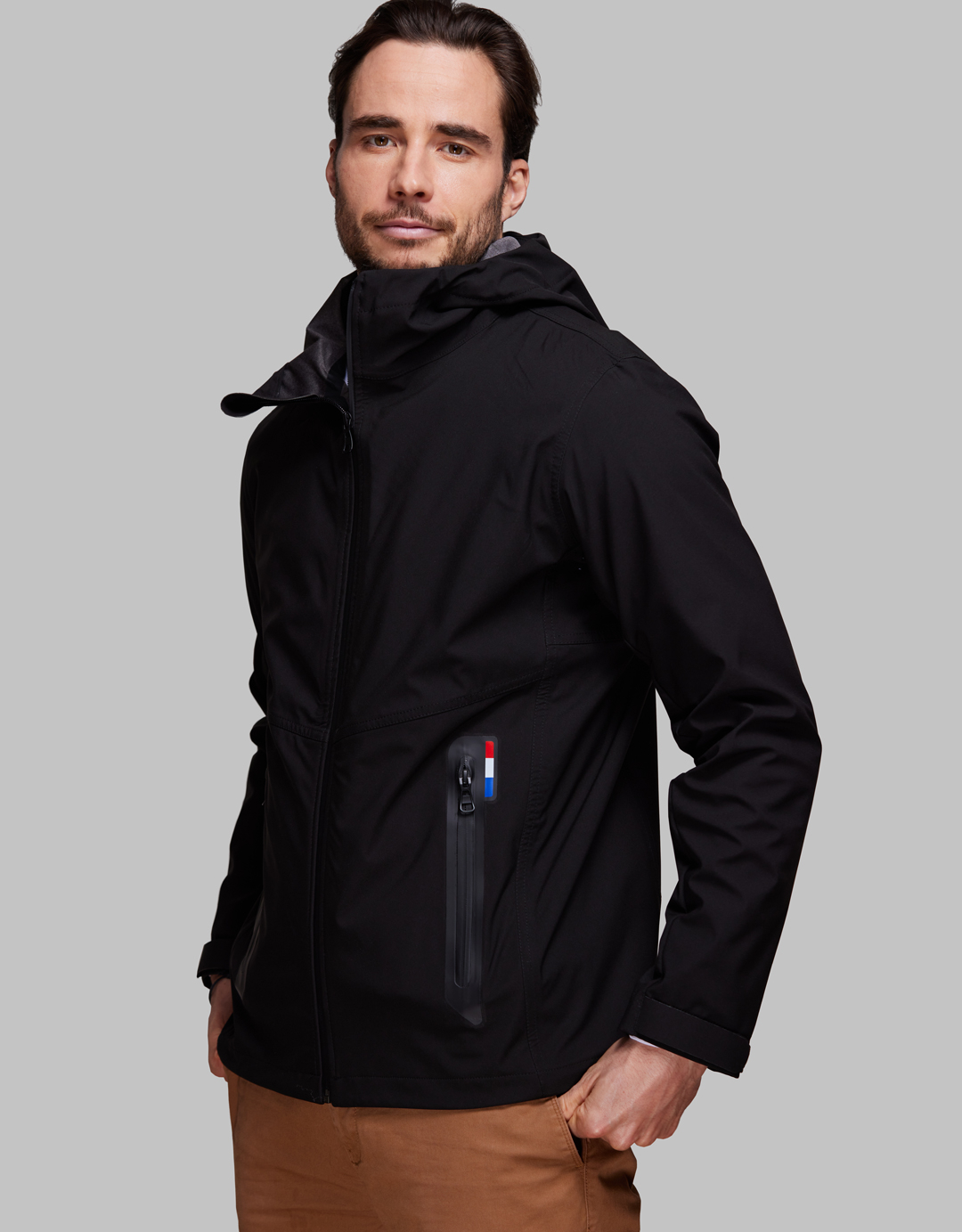 Blouson coupe-vent personnalisable Ventoux Noir