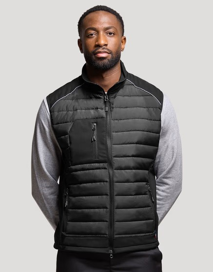 Bodywarmer homme personnalisable Morvan Noir