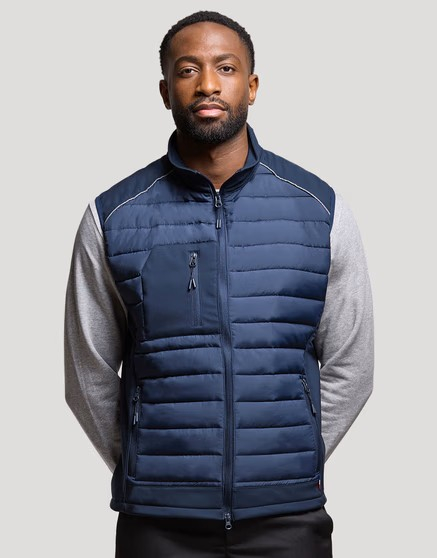 Bodywarmer homme personnalisable Morvan Marine