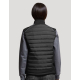 Bodywarmer femme vue dos coloris noir sans manches matelassé col montant surface uniforme sans marquage visible