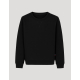 Sweat unisexe à plat vue face coloris noir surface uniforme sans marquage visible Sweat unisexe à plat vue face coloris noir surface uniforme sans marquage visible