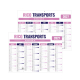 Calendrier bancaire 2027 personnalisable - Eco