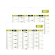 Calendrier bancaire 2027 Eco en version bleue avec logo personnalisable