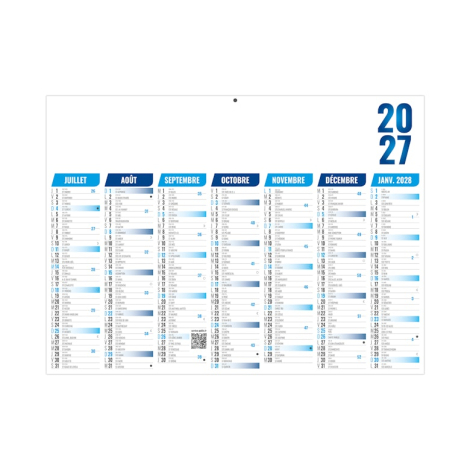Calendrier bancaire publicitaire - FLORENTIN
